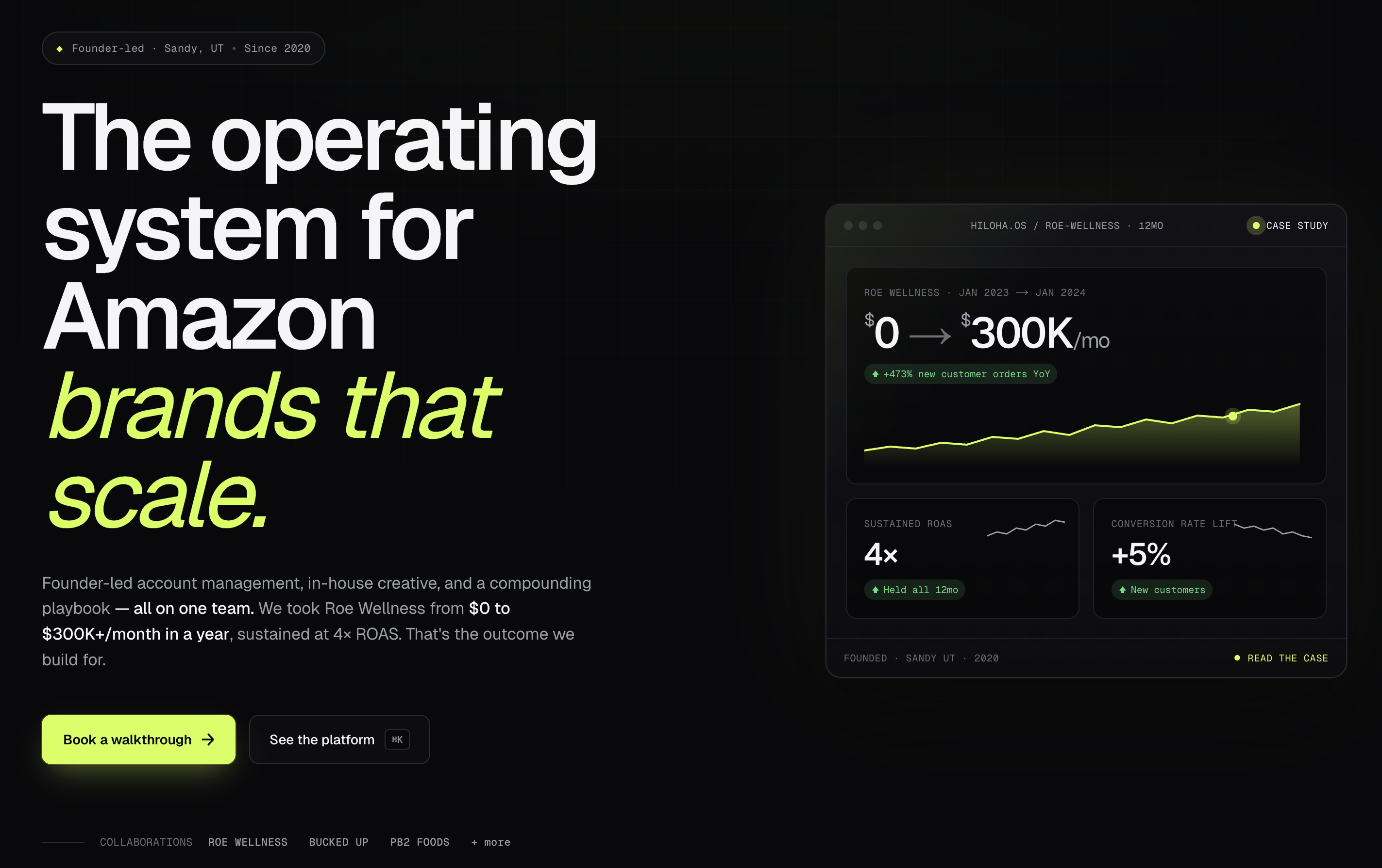 Hiloha — Amazon SaaS